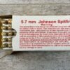 SQUARE AMMUNITIONS 5.7 JOHNSON SPITFIRE 40 GR. SP AMMO, NEW BOX (QTY 50) #5-11101