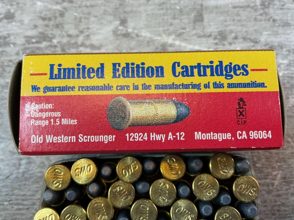 LIMITED EDITION WINCHESTER OLD WESTER SCROUNGER .22 WIN AUTO RIM FIRE, 45 GR. SMOKELESS POWDER AMMO, NEW (QTY 50) #5-11102