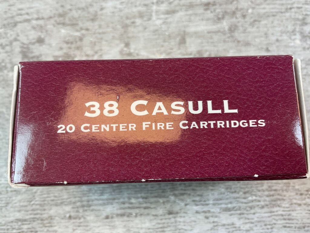 CASULL ARMS CORPORATION .38 CASULL, 124 GR. HP AMMO, UNOPENED (QTY 20) #5-11103