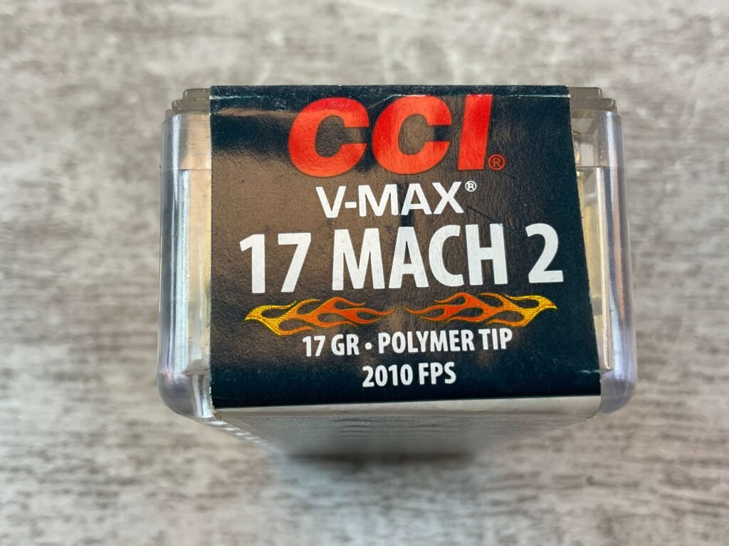 CCI V-MAX 17 MACH 2, 17 GR. POLYMER TIP AMMO, UNOPENED (QTY 50) #5-11107