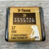 FEDERAL PREMIUM V-SHOK 17 HMR, 17 GR. HORNADY, V-MAX POLYMER TIP AMMO, UNOPENED (QTY 50) #5-11108