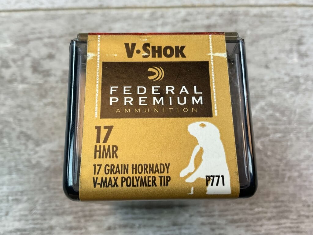 FEDERAL PREMIUM V-SHOK 17 HMR, 17 GR. HORNADY, V-MAX POLYMER TIP AMMO, UNOPENED (QTY 50) #5-11108