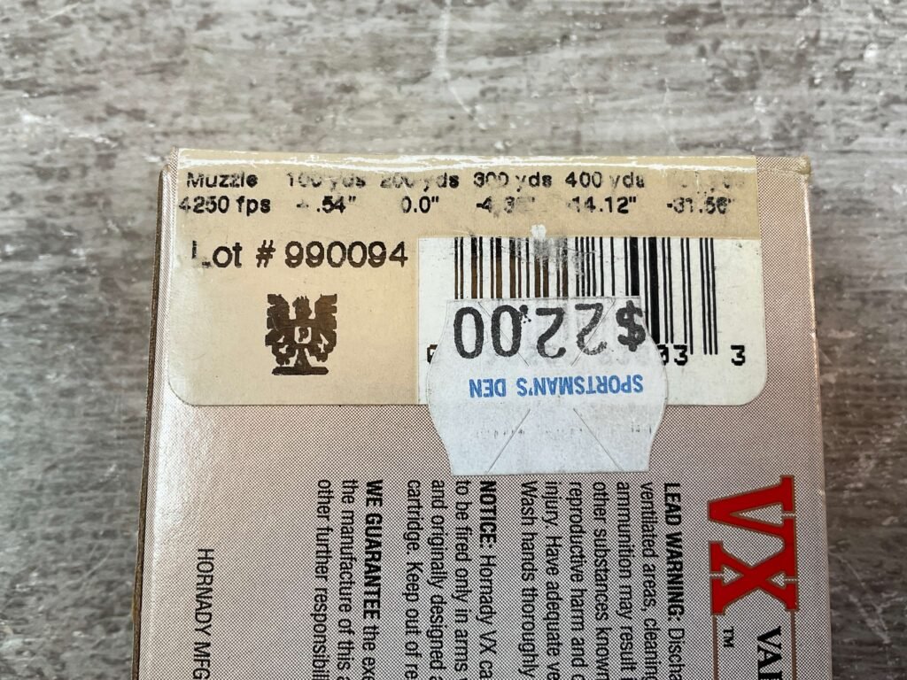 HORNADY VARMINT EXPRESS, V-MAX, 17 REM. 20 GR. MOLY COATED AMMO, QTY 20 #5-11112