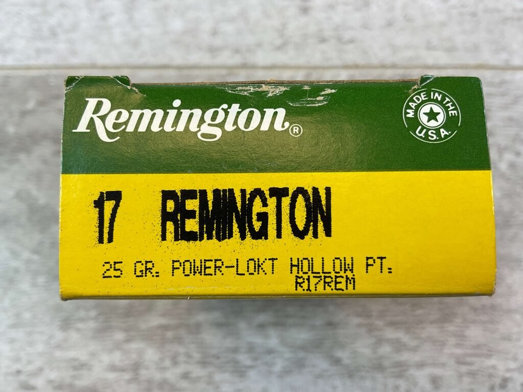 REMINGTON 17 REM. 25 GR., POWER LOKT HOLLOW PT. AMMO, QTY 20 #5-11113