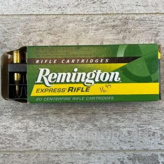REMINGTON EXPRESS RIFLE, 17 REM. 25 GR. HP AMMO, QTY 20