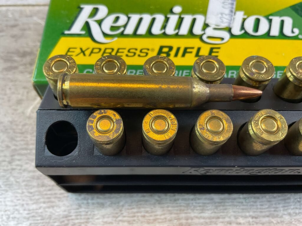 REMINGTON EXPRESS RIFLE, 17 REM. 25 GR. HORNADY HP AMMO, QTY 20 #5-11115