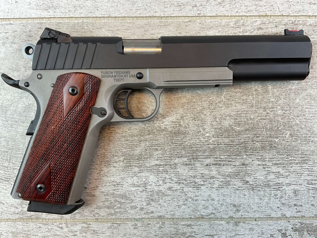 FUSION FIREARMS 1911 GOVT .40S&W SEMI AUTO PISTOL, JAMES EARL JONES COLLECTION #5-10838