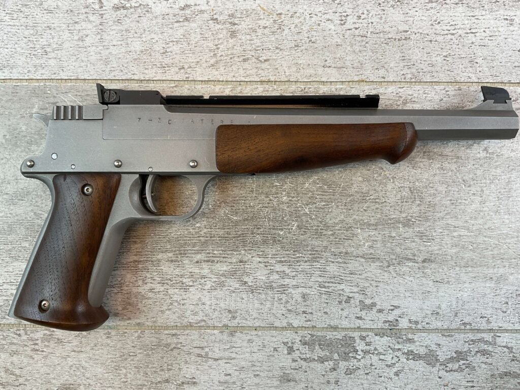 WICHITA ARMS INC 7-30 WATERS BREAK OPEN SINGLE SHOT PISTOL, JAMES EARL JONES COLLECTION #5-10840