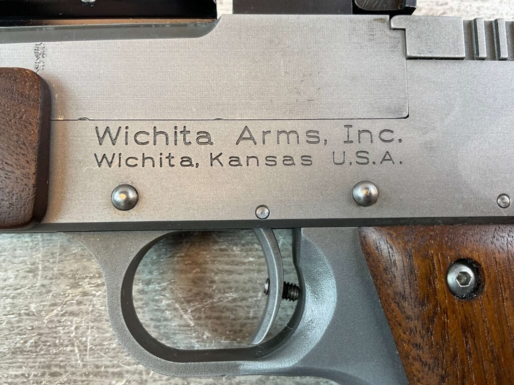 WICHITA ARMS INC 7-30 WATERS BREAK OPEN SINGLE SHOT PISTOL, JAMES EARL JONES COLLECTION #5-10840
