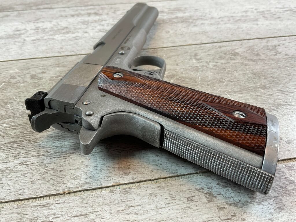 JAVELINA IAI HUNTING MODEL 10MM 7" LONGSLIDE 1911 SEMI AUTO PISTOL, JAMES EARL JONES COLLECTION, RARE #5-10843