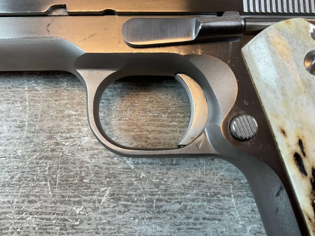 COLT 1911 GOVT MODEL MKIV SERIES 70 9MM SEMI AUTO PISTOL, STAINLESS FINISH, JAMES EARL JONES COLLECTION #5-10844