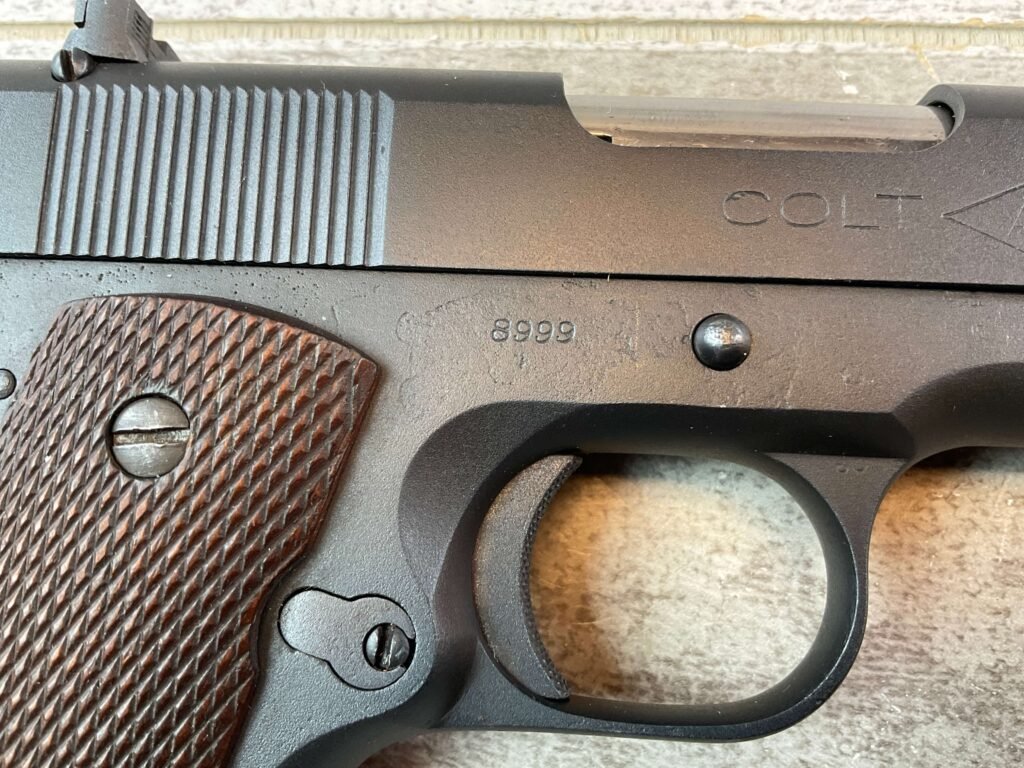 COLT ACE .22LR SEMI AUTO PISTOL, PRE WWII & REBLUED, JAMES EARL JONES COLLECTION #5-10845