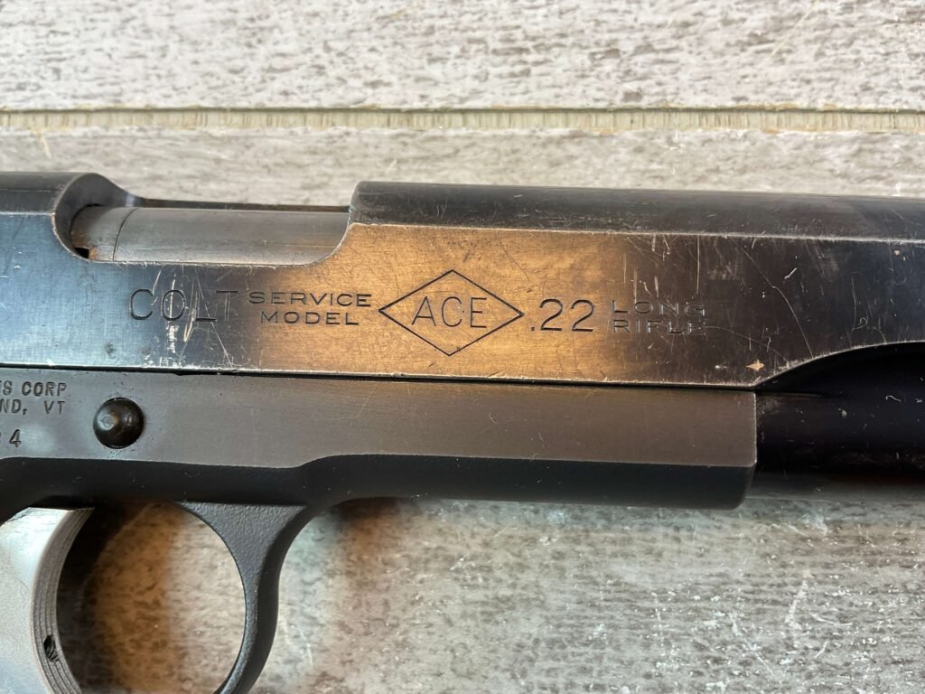 COLT ACE .22LR SEMI AUTO PISTOL, ESSEX ARMS RECEIVER, JAMES EARL JONES COLLECTION #5-10846