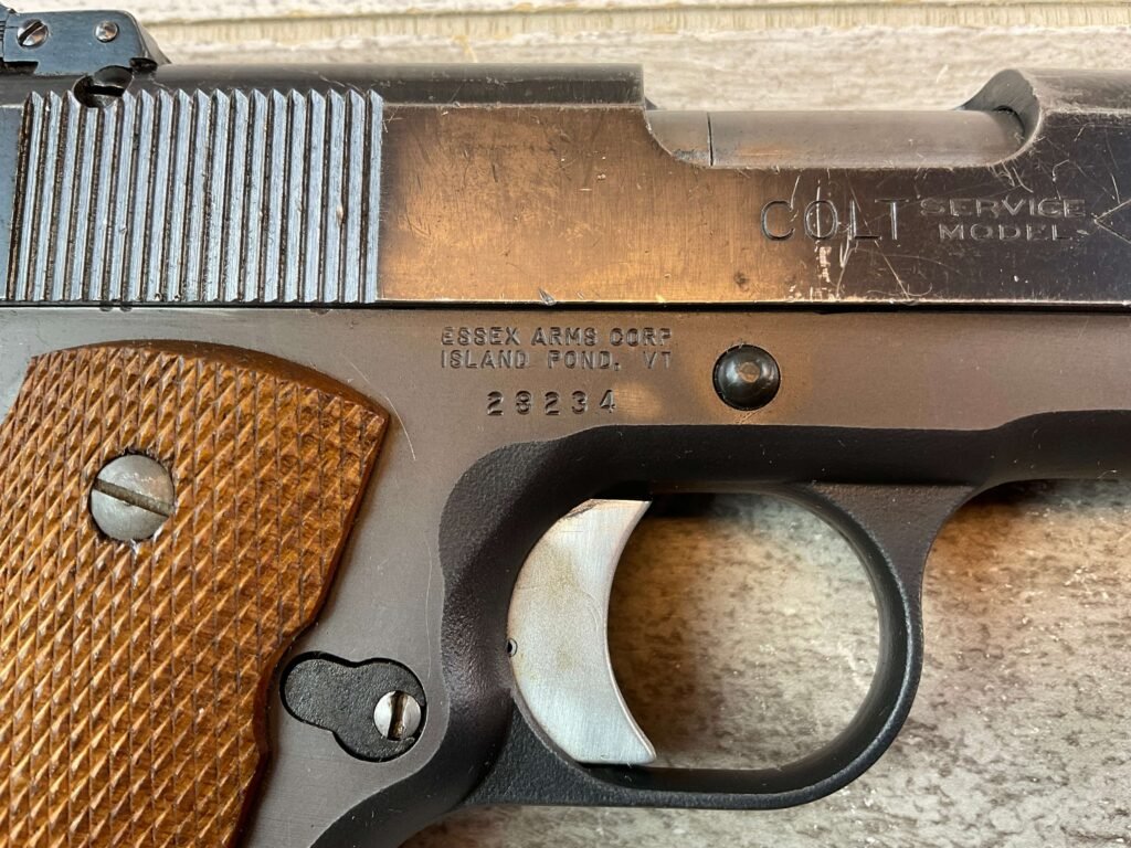 COLT ACE .22LR SEMI AUTO PISTOL, ESSEX ARMS RECEIVER, JAMES EARL JONES COLLECTION #5-10846