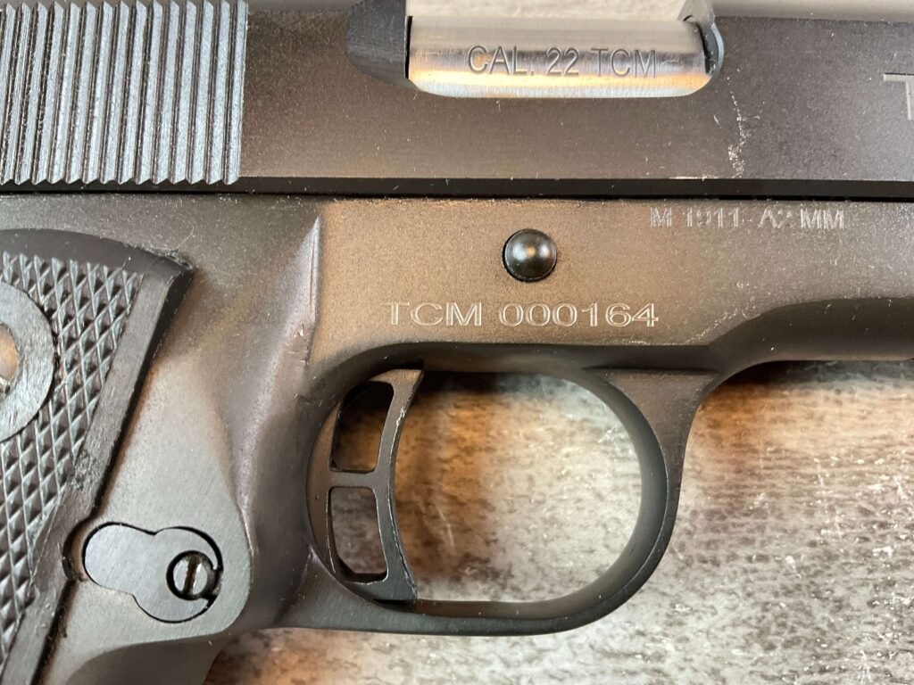 ROCK ISLAND 1911-A2 .22 TCM SEMI AUTO PISTOL, JAMES EARL JONES COLLECTION #5-10847