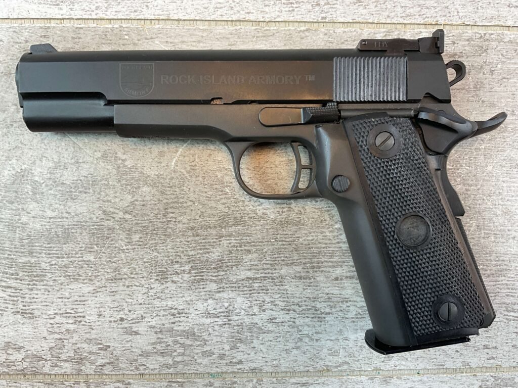 ROCK ISLAND 1911-A2 .22 TCM SEMI AUTO PISTOL, JAMES EARL JONES COLLECTION #5-10847