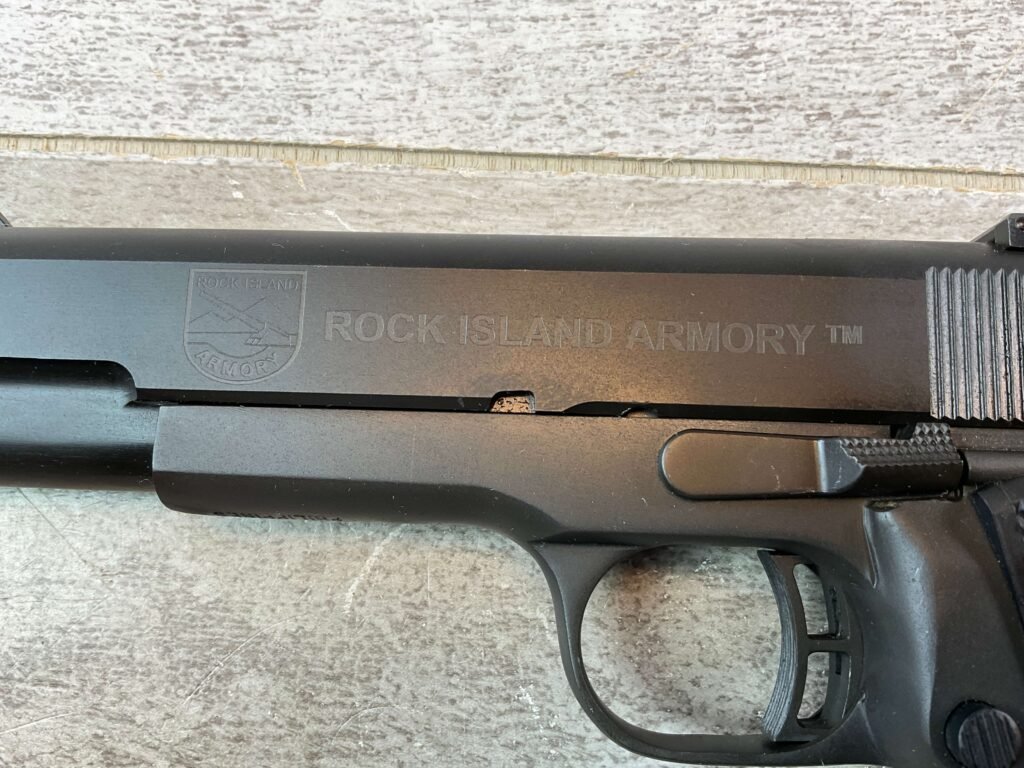 ROCK ISLAND 1911-A2 .22 TCM SEMI AUTO PISTOL, JAMES EARL JONES COLLECTION #5-10847