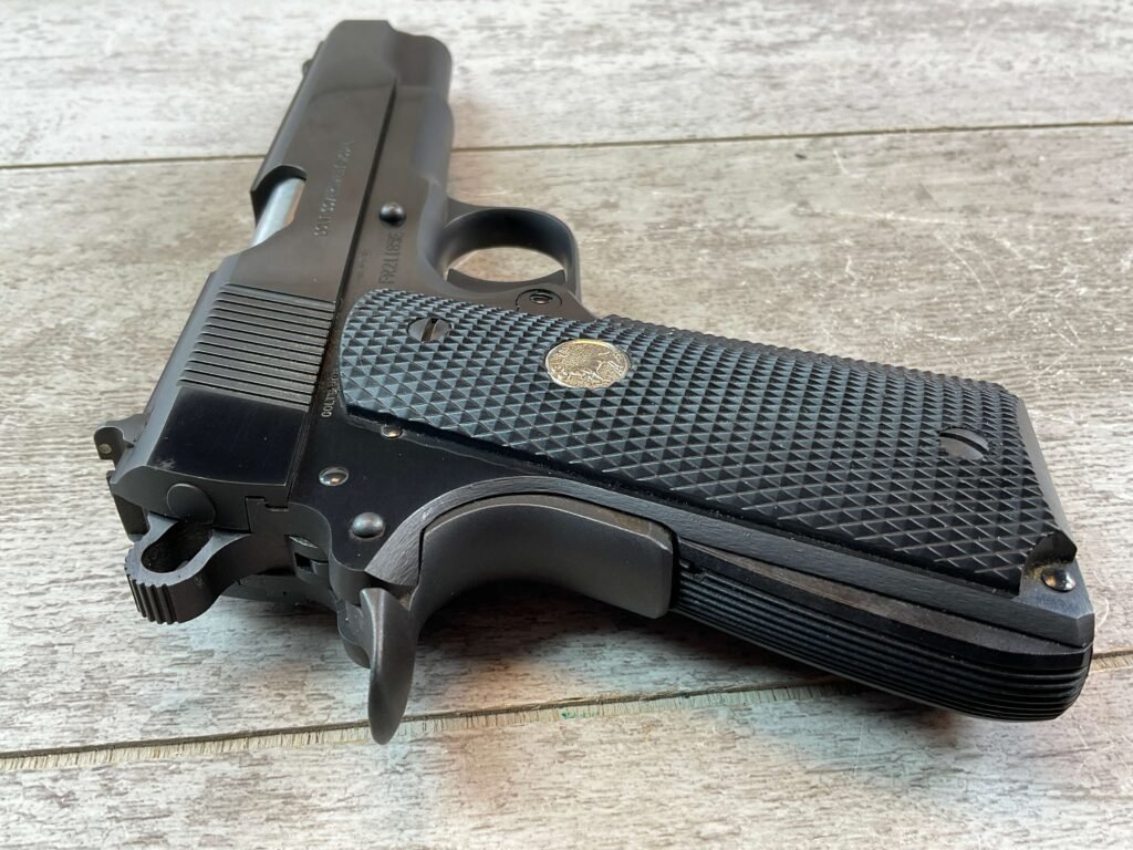 COLT GOVT MODEL 1911A1 MKIV SERIES 80 9X23 WIN SEMI AUTO PISTOL, JAMES EARL JONES COLLECTION #5-10848