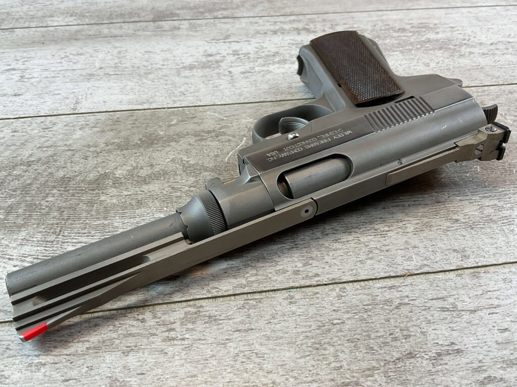 WILDEY AUTO PISTOL .45 WIN MAG GAS OPERATED SEMI AUTO PISTOL, JAMES EARL JONES COLLECTION, RARE #5-10850