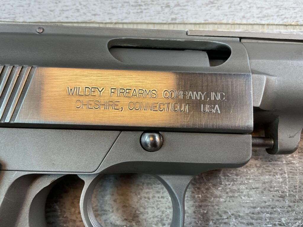 WILDEY AUTO PISTOL .45 WIN MAG GAS OPERATED SEMI AUTO PISTOL, JAMES EARL JONES COLLECTION, RARE #5-10850