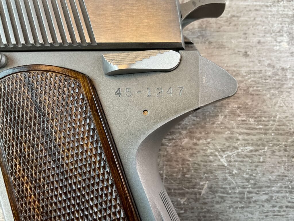 WILDEY AUTO PISTOL .45 WIN MAG GAS OPERATED SEMI AUTO PISTOL, JAMES EARL JONES COLLECTION, RARE #5-10850