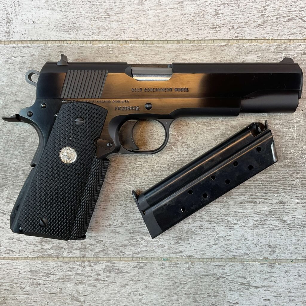 COLT GOVT MODEL 1911A1 MKIV SERIES 80 9X23 WIN SEMI AUTO PISTOL, JAMES EARL JONES COLLECTION #5-10852