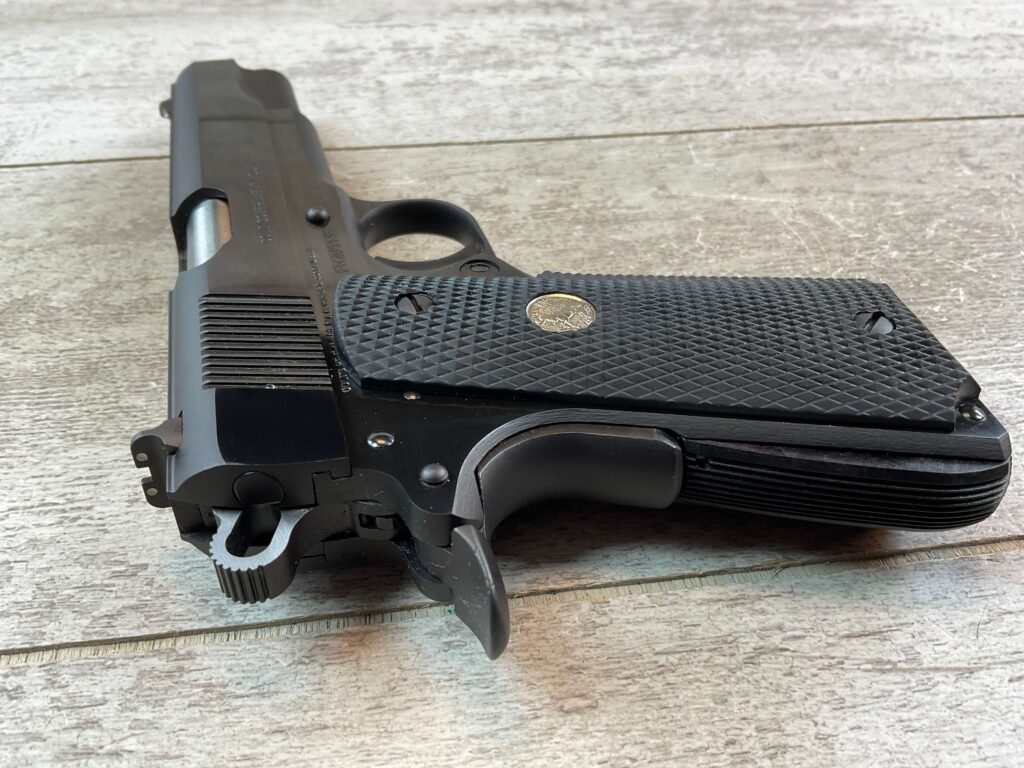 COLT GOVT MODEL 1911A1 MKIV SERIES 80 9X23 WIN SEMI AUTO PISTOL, JAMES EARL JONES COLLECTION #5-10852