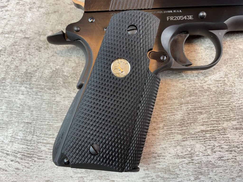 COLT GOVT MODEL 1911A1 MKIV SERIES 80 9X23 WIN SEMI AUTO PISTOL, JAMES EARL JONES COLLECTION #5-10852