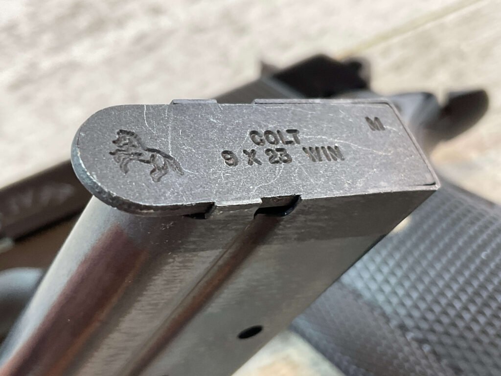 COLT GOVT MODEL 1911A1 MKIV SERIES 80 9X23 WIN SEMI AUTO PISTOL, JAMES EARL JONES COLLECTION #5-10852