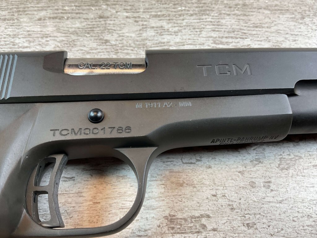 ROCK ISLAND 1911-A2 .22 TCM SEMI AUTO PISTOL, JAMES EARL JONES COLLECTION #5-10853