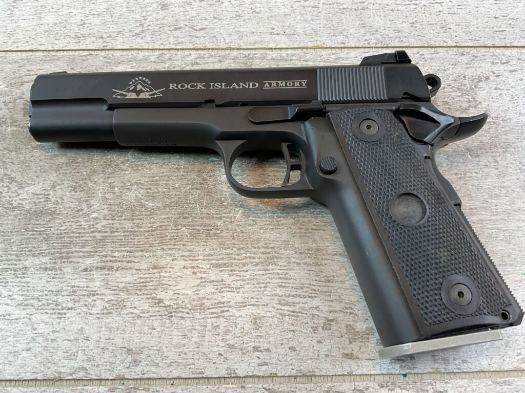 ROCK ISLAND 1911-A2 .22 TCM SEMI AUTO PISTOL, JAMES EARL JONES COLLECTION #5-10853