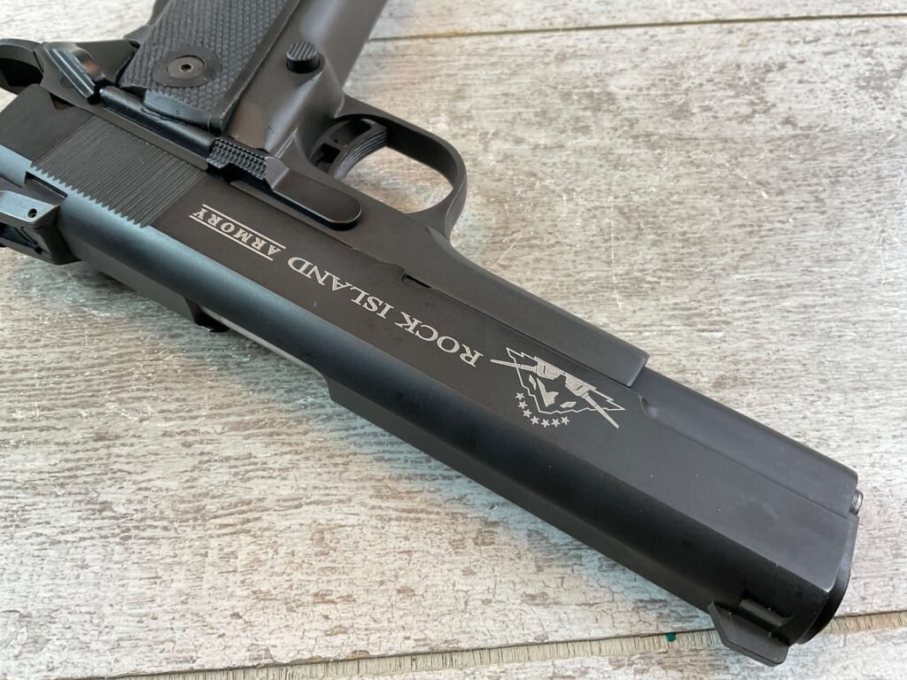 ROCK ISLAND 1911-A2 .22 TCM SEMI AUTO PISTOL, JAMES EARL JONES COLLECTION #5-10853