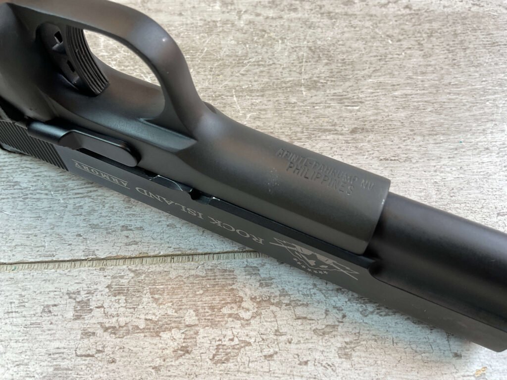 ROCK ISLAND 1911-A2 .22 TCM SEMI AUTO PISTOL, JAMES EARL JONES COLLECTION #5-10853