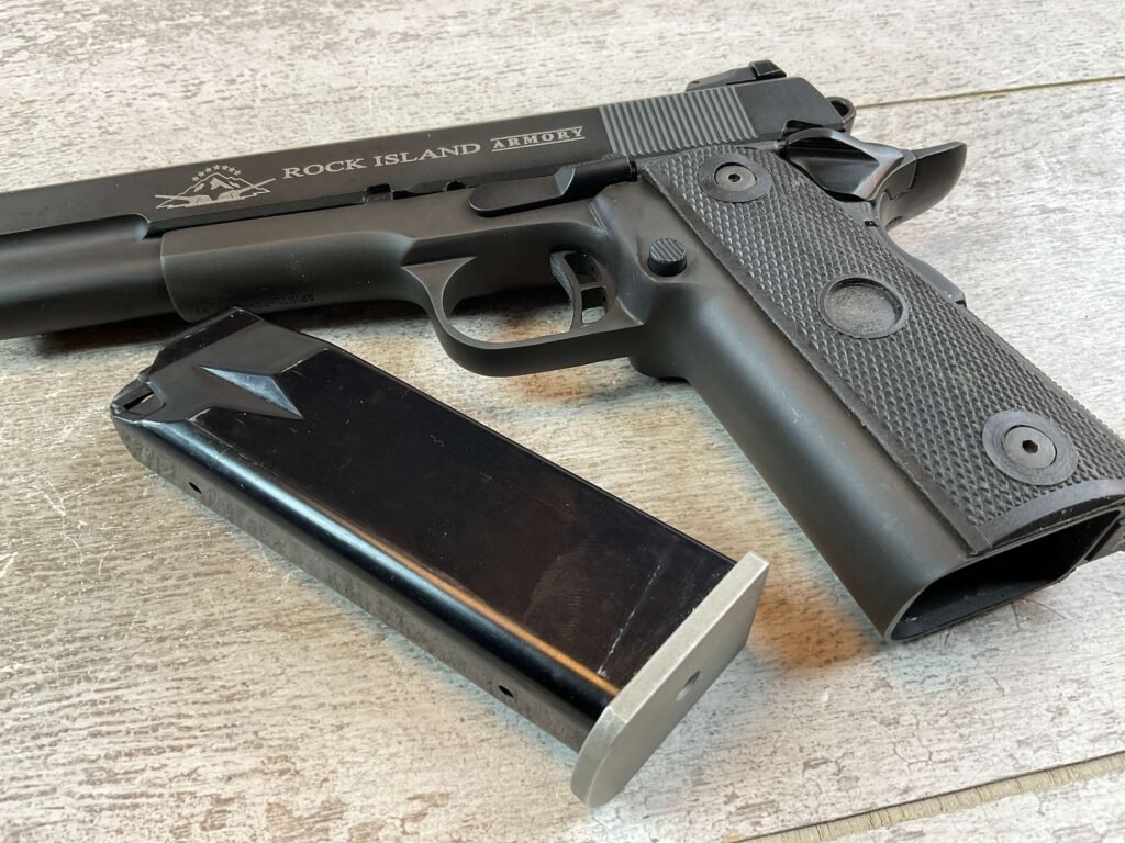 ROCK ISLAND 1911-A2 .22 TCM SEMI AUTO PISTOL, JAMES EARL JONES COLLECTION #5-10853