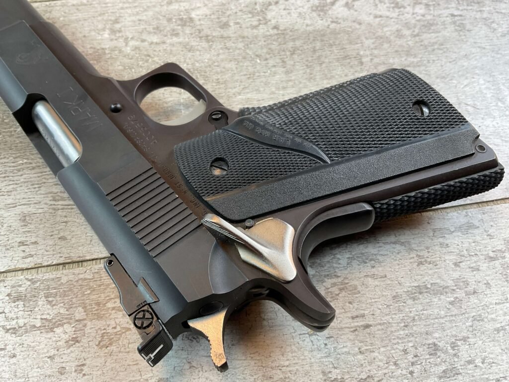 L.A.R. MANUFACTURING GRIZZLY MARK I .45 WIN MAG SEMI AUTO PISTOL, JAMES EARL JONES COLLECTION, RARE #5-10855