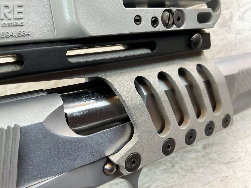 CASPIAN ARMS BAER CUSTOM 1911A1 9X21 SEMI AUTO PISTOL, JAMES EARL JONES COLLECTION #5-10856