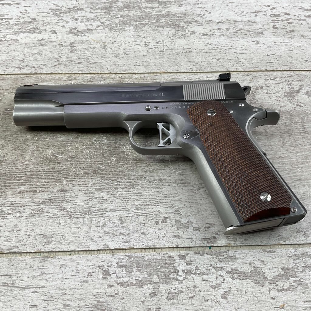 RANDALL FIRARMS SERVICE MODEL .45 ACP ULTIMATE SEMI AUTO PISTOL, JAMES EARL JONES COLLECTION, LEFT HANDED #5-10858