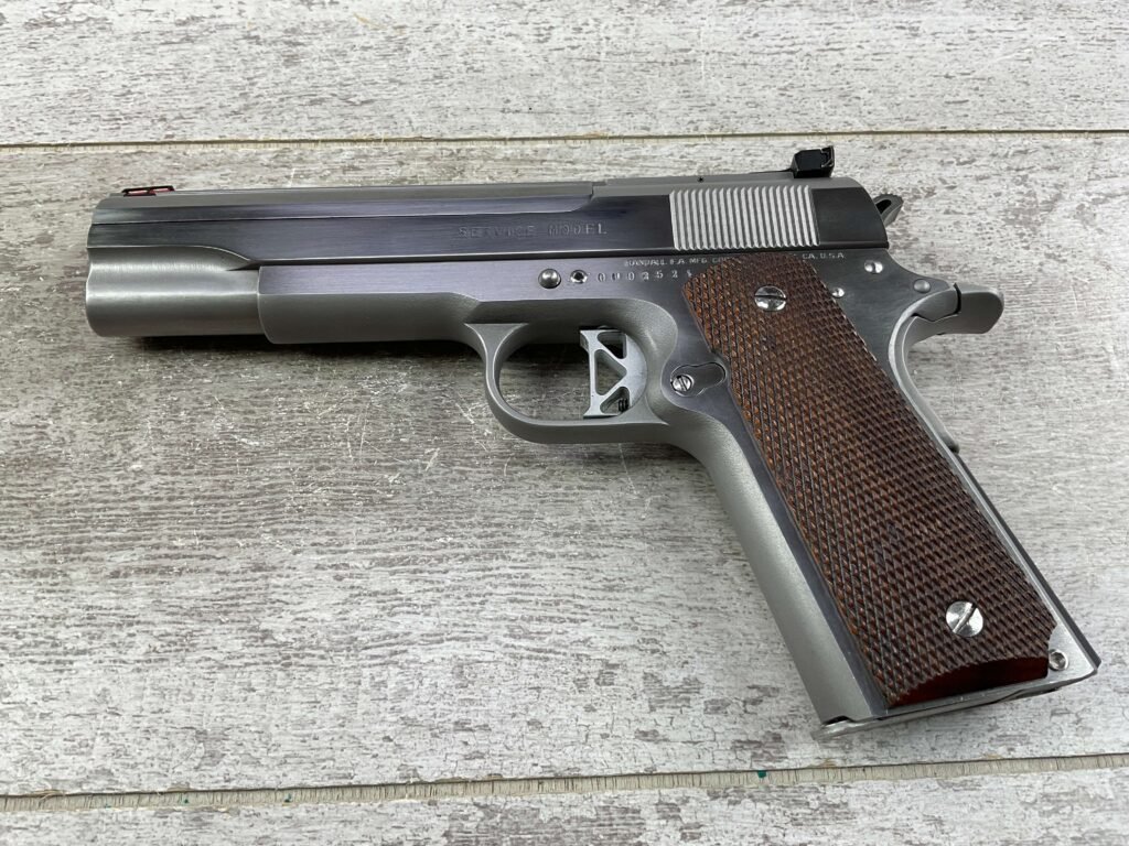 RANDALL FIRARMS SERVICE MODEL .45 ACP ULTIMATE SEMI AUTO PISTOL, JAMES EARL JONES COLLECTION, LEFT HANDED #5-10858