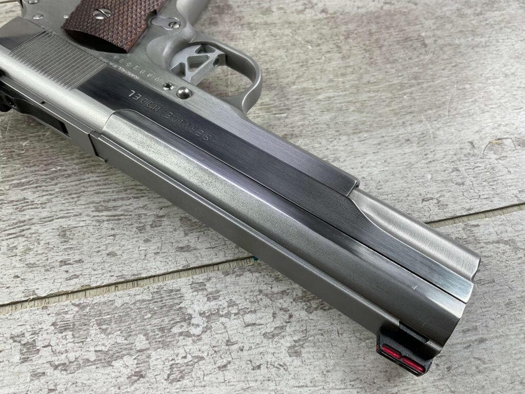 RANDALL FIRARMS SERVICE MODEL .45 ACP ULTIMATE SEMI AUTO PISTOL, JAMES EARL JONES COLLECTION, LEFT HANDED #5-10858