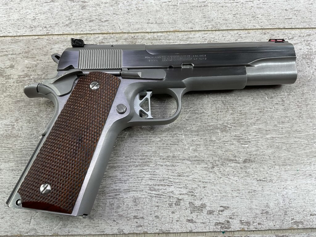 RANDALL FIRARMS SERVICE MODEL .45 ACP ULTIMATE SEMI AUTO PISTOL, JAMES EARL JONES COLLECTION, LEFT HANDED #5-10858