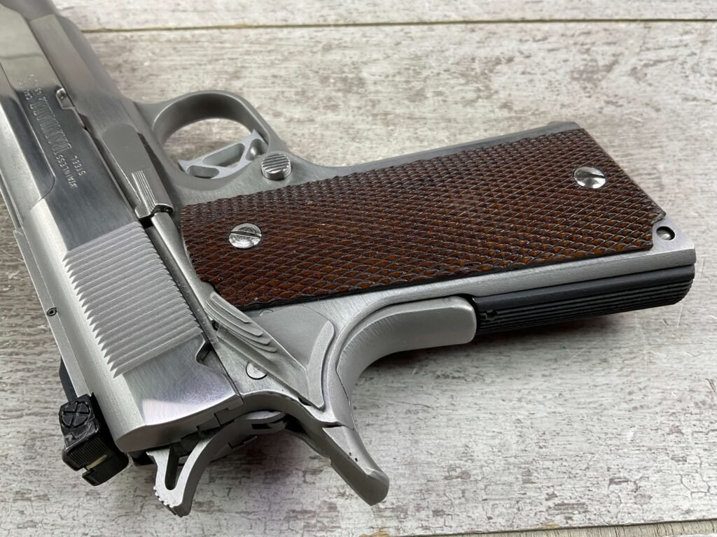 RANDALL FIRARMS SERVICE MODEL .45 ACP ULTIMATE SEMI AUTO PISTOL, JAMES EARL JONES COLLECTION, LEFT HANDED #5-10858