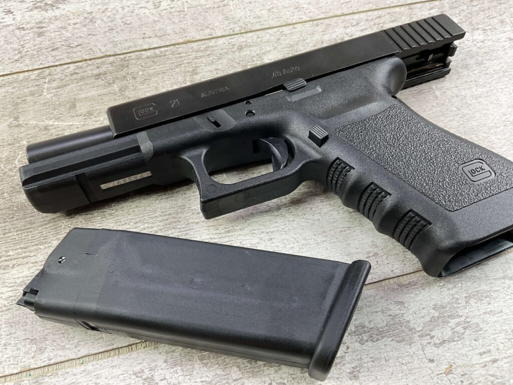 GLOCK MODEL 21 .45 ACP SEMI AUTO PISTOL, JAMES EARL JONES COLLECTION #5-10859