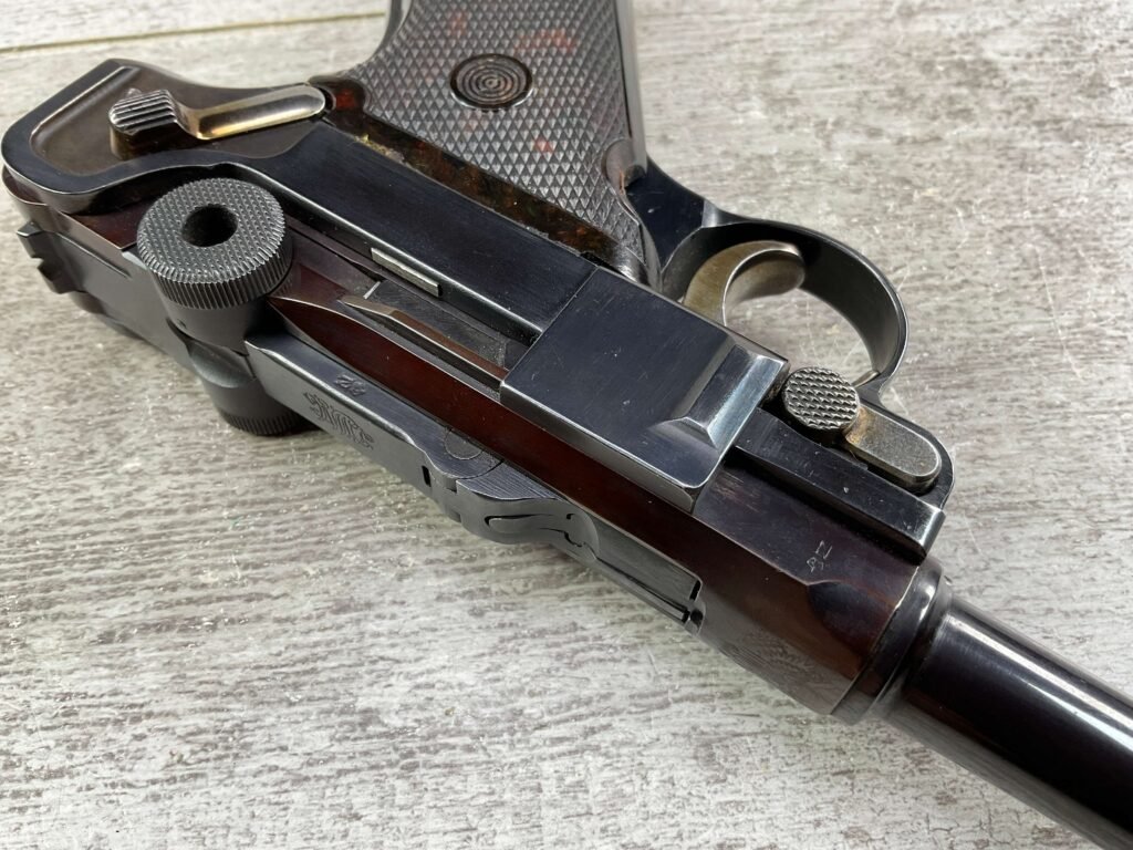 DWM LUGER P08 .45 ACP SEMI AUTO PISTOL, WYATT CUSTOM REWORK, JAMES EARL JONES COLLECTION #5-10862