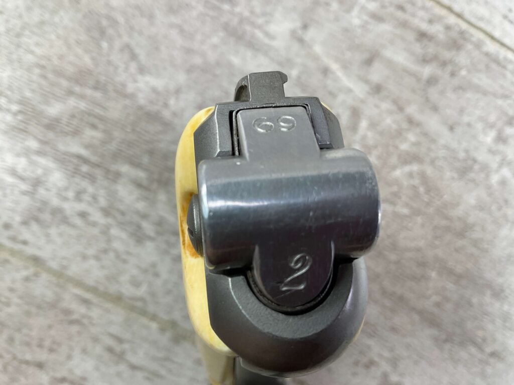 DWM LUGER P08 9MM SEMI AUTO PISTOL, CUSTOM ENGRAVED, JAMES EARL JONES COLLECTION #5-10863