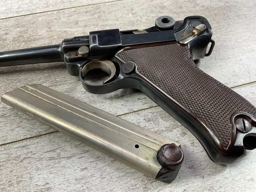 KRIEGHOFF P08 9MM SEMI AUTO PISTOL, JAMES EARL JONES COLLECTION, RARE #5-10865