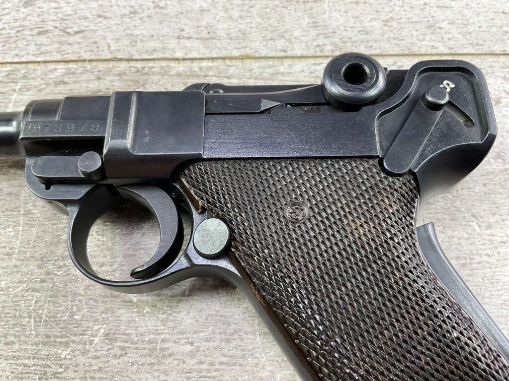 W+F BERN SWISS 1929 LUGER P08 7.65MM SEMI AUTO PISTOL, JAMES EARL JONES COLLECTION, MINTY & MATCHING #5-10868