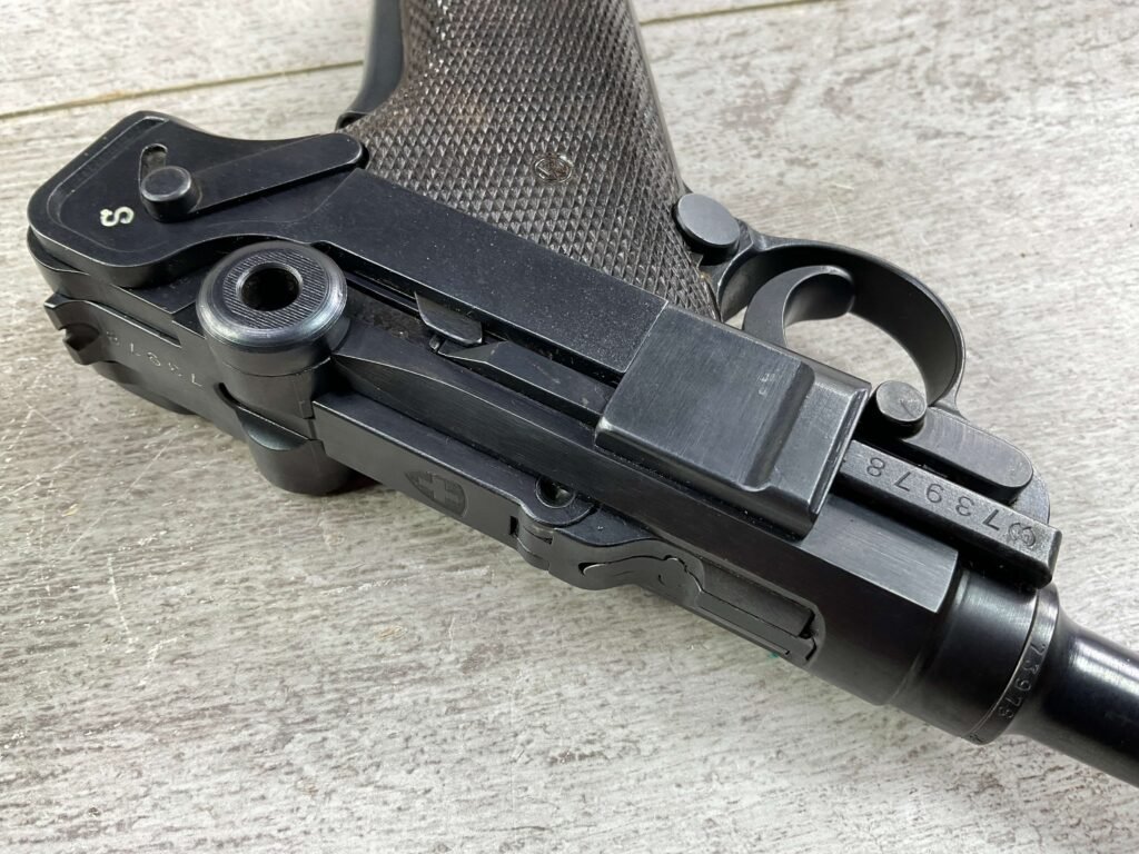 W+F BERN SWISS 1929 LUGER P08 7.65MM SEMI AUTO PISTOL, JAMES EARL JONES COLLECTION, MINTY & MATCHING #5-10868