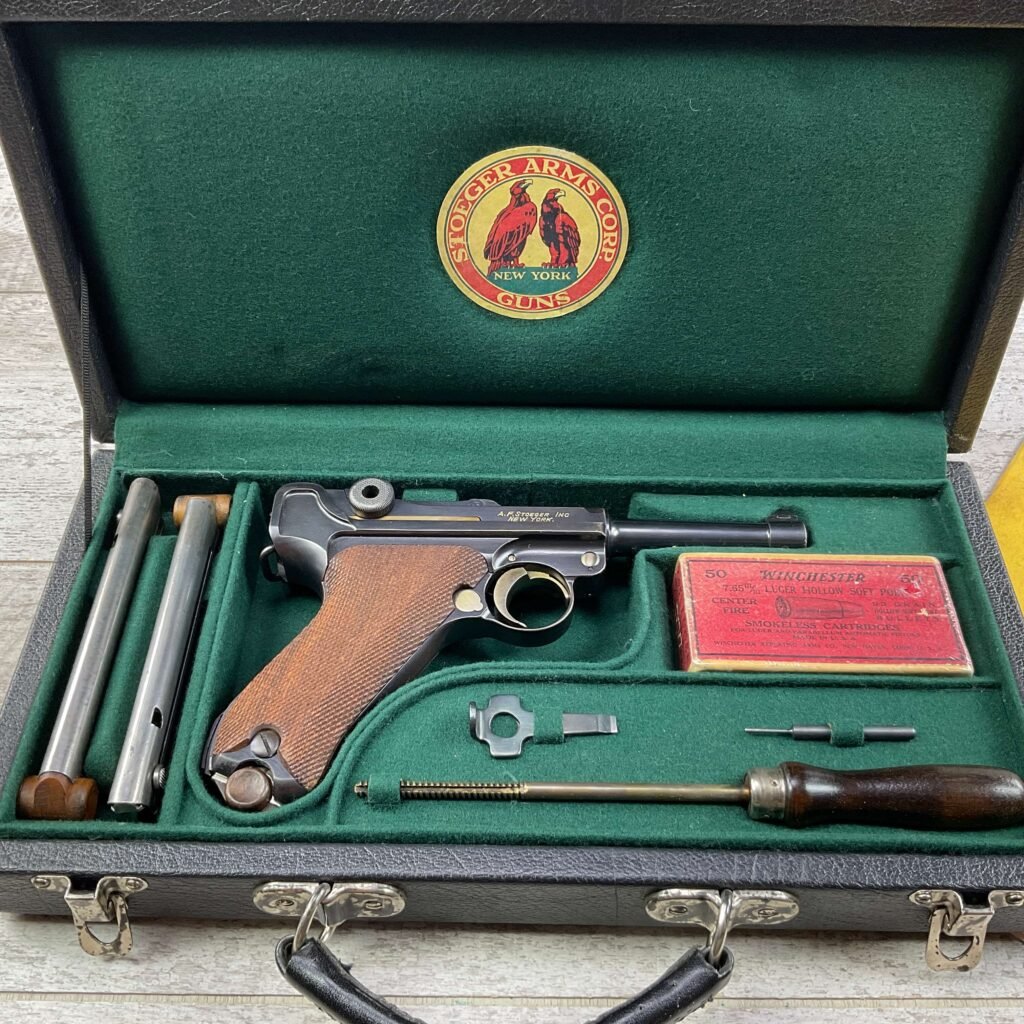 DWM STOEGER AMERICAN EAGLE P08 7.65MM SEMI AUTO PISTOL IN CASE, JAMES EARL JONES COLLECTION #5-10866