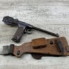 LOEWE C93 BORCHARDT SEMI AUTO PISTOL W/ SHOULDER STOCK / HOLSTER, MATCHING, JAMES EARL JONES "FAVORITES" COLLECTION, VERY RARE #5-10870