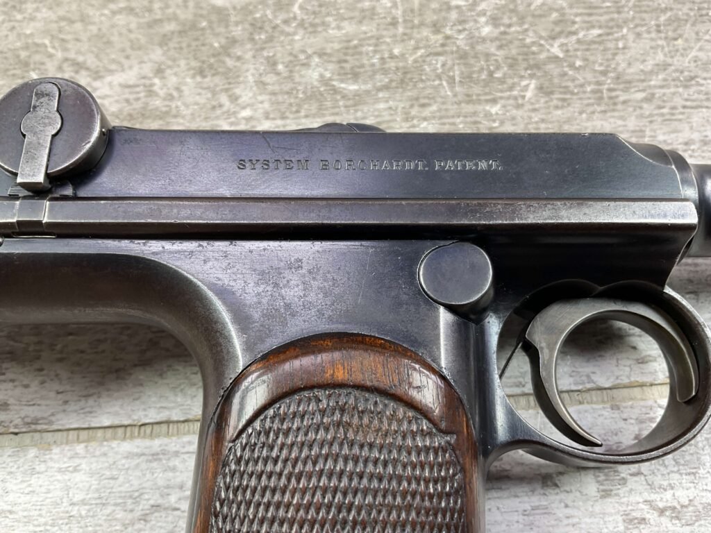 LOEWE C93 BORCHARDT SEMI AUTO PISTOL W/ SHOULDER STOCK / HOLSTER, MATCHING, JAMES EARL JONES "FAVORITES" COLLECTION, VERY RARE #5-10870